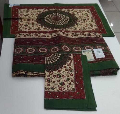 BEDSHEET JAIPUR PRINTED 90X108 2 PILLOW COVER